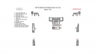 Mitsubishi Endeavor 2004, 2005, 2006, Basic Interior Kit, 12 Pcs.