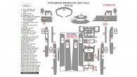 Mitsubishi Endeavor 2007, 2008, 2009, 2010, 2011, Full Interior Kit, 43 Pcs.