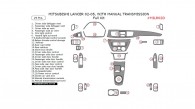 Mitsubishi Lancer 2002, 2003, 2004, 2005, With Manual Transmission, Full Interior Kit, 29 Pcs.