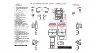Mitsubishi Raider 2006-2007, Interior Dash Kit, Double Cab, 39 Pcs.