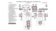 Mitsubishi Raider 2008-2009, Extended Cab, Main Interior Kit, 41 Pcs.
