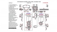 Mitsubishi Raider 2008-2009, Double Cab, Main Interior Kit, 50 Pcs.
