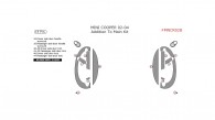 Mini Cooper 2002, 2003, 2004, Addition To Main Interior Kit, 14 Pcs.