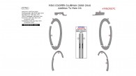 Mini Cooper 2008, 2009, 2010, Addition To Main Interior Kit (Clubman Only), 11 Pcs.