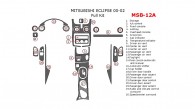 Mitsubishi Eclipse 2000, 2001, 2002, Full Interior Kit, 25 Pcs.