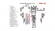 Mitsubishi Eclipse 2003, 2004, 2005, Full Interior Kit, 25 Pcs.