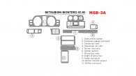Mitsubishi Montero 1992, 1993, 1994, 1995, Full Interior Kit, 11 Pcs.