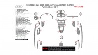 Mercedes CLK 2005, 2006, 2007, 2008, 2009, With Navigation System, Full Interior Kit (Over OEM), 29 Pcs.