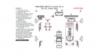 Mercedes M-Class 2006, 2007, 2008, 2009, 2010, 2011, Full Interior Kit, 40 Pcs., Match OEM