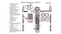 Nissan Altima 2003-2004, Sedan, Full Interior Kit, Automatic, 34 Pcs.
