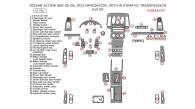 Nissan Altima 2005-2006, Sedan, SER Model, Without Navigation, Automatic, Full Interior Kit, 55 Pcs.
