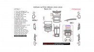 Nissan Altima Sedan 2016, 2017, 2018, Basic Interior Kit, 27 Pcs.