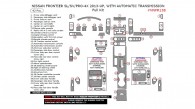 Nissan Frontier 2013, 2014, 2015, 2016, 2017, 2018, SL/SV/PRO-4X, With Automatic Transmission, Full Interior Kit, 42 Pcs.