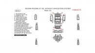 Nissan Maxima 2007-2008, W/o Navigation System, Basic Interior Kit, 28 Pcs.