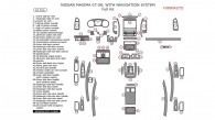 Nissan Maxima 2007-2008, With Navigation System, Full Interior Kit, 61 Pcs.