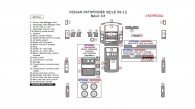Nissan Pathfinder 2008, 2009, 2010, 2011, 2012, (SE/LE) Basic Interior Kit, 30 Pcs.