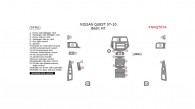 Nissan Quest 2007, 2008, 2009, 2010, Basic Interior Kit, 24 Pcs.