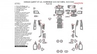 Nissan Quest 2007, 2008, 2009, 2010, Overhead W/o Skyview, W/o DVD, Full Interior Kit, 67 Pcs.