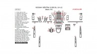 Nissan Sentra 2010, 2011, 2012, Basic Interior Kit (S/SR/SL Only), 47 Pcs.