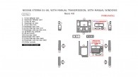 Nissan Xterra 2005, 2006, 2007, 2008, Manual, With Manual Windows, Basic Interior Kit, 21 Pcs.