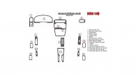Nissan Pathfinder 1994-1995, Basic Interior Kit, 16 Pcs.