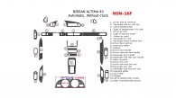 Nissan Altima 1993, Full Interior Kit, Automatic, Without Clock, 26 Pcs.