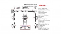 Nissan Altima 1994, 1995, 1996, 1997, Full Interior Kit, Manual, Without Clock, 27 Pcs.