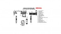 Nissan Frontier 1998, 1999, 2000, Interior Dash Kit, Automatic, 4 Door, With Power Windows, 20 Pcs.