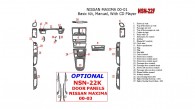 Nissan Maxima 2000-2001, Basic Interior Kit, Manual, Radio With CD Player, 27 Pcs.