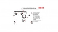 Nissan Frontier 2001, Manual, or Automatic, 2 & 4 Door, Basic Interior Kit, Without Power Windows, 15 Pcs.