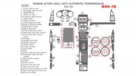 Nissan Altima 2002, Full Interior Kit, Automatic, 34 Pcs.