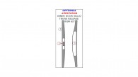 Porsche 997 2005, 2006, 2007, 2008, Optional Inner Door Sills/Trunk Release Interior Trim Kit, 3 Pcs.