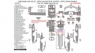 Chrysler 300 2005, 2006, 2007, Right Hand Drive, With Navigation System, With Door Panels, Full Interior Kit, 82 Pcs.