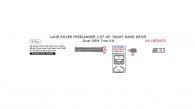 Land Rover Freelander 2 2007, 2008, 2009, 2010, 2011, 2012, Right Hand Drive, Over OEM Interior Trim Kit, 6 Pcs.