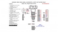 Nissan 350Z 2003, 2004, 2005 (Right Hand Drive), Basic Interior Kit, Automatic, With CD Player Only, 20 Pcs.