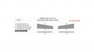 Honda CR-V 1997, 1998, 1999, 2000, 2001, Stainless Steel Pillar Posts, 6 Pcs.