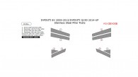 Infinii EX 2008, 2009, 2010, 2011, 2012, 2013/Infiniti QX50 2014, 2015, 2016, Stainless Steel Pillar Posts, 8 Pcs.