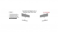 Kia Rio5 Hatchback 2006, 2007, 2008, 2009, 2010, 2011, Stainless Steel Pillar Posts, 6 Pcs.