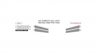 Kia Sorento 2011, 2012, 2013, 2014, 2015, Stainless Steel Pillar Posts, 4 Pcs.