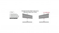 Range Rover Sport 2006, 2007, 2008, 2009, 2010, 2011, 2012, 2013, Stainless Steel Pillar Posts, 6 Pcs.