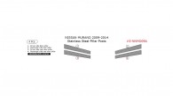 Nissan Murano 2009, 2010, 2011, 2012, 2013, 2014, Stainless Steel Pillar Posts, 4 Pcs.