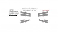 Nissan Pathfinder 2013, 2014, 2015, 2016, Stainless Steel Pillar Posts, 8 Pcs.