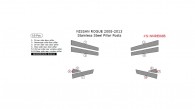 Nissan Rogue 2008, 2009, 2010, 2011, 2012, 2013, Stainless Steel Pillar Posts, 10 Pcs.