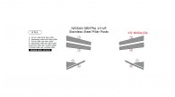 Nissan Sentra 2013, 2014, 2015, Stainless Steel Pillar Posts, 8 Pcs.