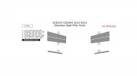 Suzuki Kizashi 2010, 2011, 2012, 2013, Stainless Steel Pillar Posts, 6 Pcs.
