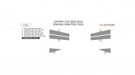 Saturn Vue 2008, 2009, 2010, Stainless Steel Pillar Posts, 6 Pcs.