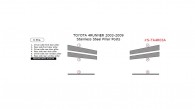 Toyota 4Runner 2003, 2004, 2005, 2006, 2007, 2008, 2009, Stainless Steel Pillar Posts, 6 Pcs.