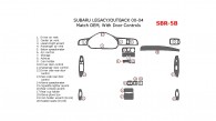 Subaru Legacy/Outback 2000, 2001, 2002, 2003, 2004, Interior Dash Kit, With Door Controls, 20 Pcs., Match OEM