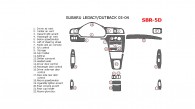 Subaru Legacy/Outback 2000, 2001, 2002, 2003, 2004, Interior Dash Kit, 22 Pcs.