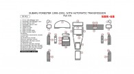 Subaru Forester 1998, 1999, 2000, 2001, 2002, With Automatic Transmission, Full Interior Kit, 30 Pcs.
